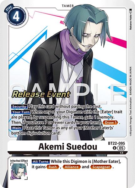 Akemi Suedou [BT22-095] [Cyber Eden Release Event Cards] | Total Play