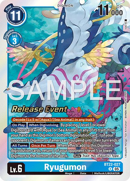 Ryugumon [BT22-027] [Cyber Eden Release Event Cards] | Total Play