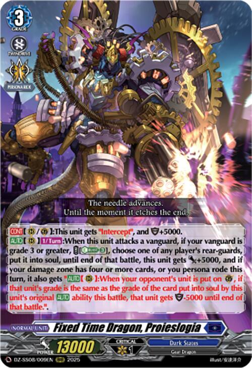 Fixed Time Dragon, Proieslogia (DZ-SS08/009EN) [DZ-SS08: Festival Booster 2025] | Total Play