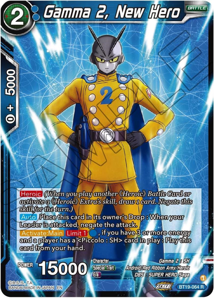 Gamma 2, New Hero (BT19-064) [Fighter's Ambition] | Total Play