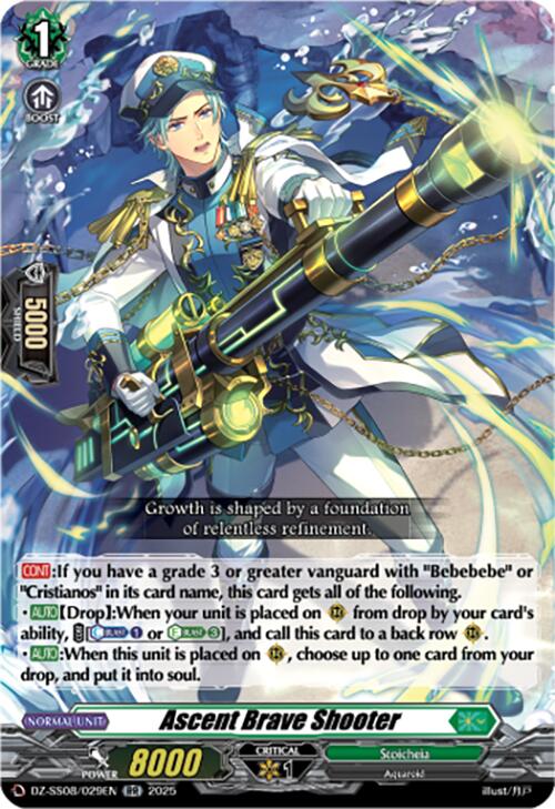 Ascent Brave Shooter (DZ-SS08/029EN) [DZ-SS08: Festival Booster 2025] | Total Play