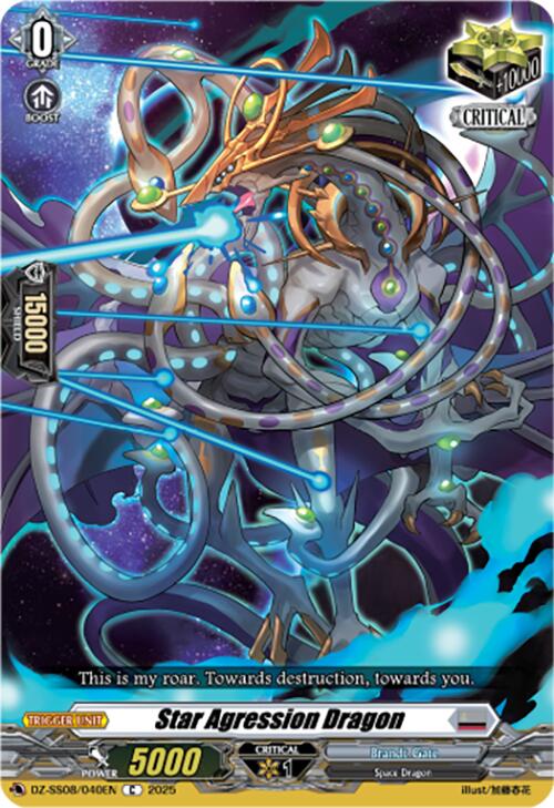 Star Agression Dragon (DZ-SS08/040EN) [DZ-SS08: Festival Booster 2025] | Total Play