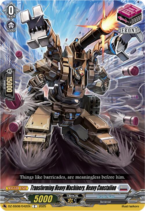Transforming Heavy Machinery, Heavy Constalion (DZ-SS08/042EN) [Festival Booster 2025] | Total Play