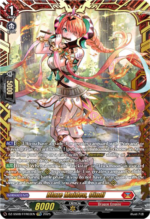 Blaze Maiden, Cindi (DZ-SS08/FFR03EN) [DZ-SS08: Festival Booster 2025] | Total Play