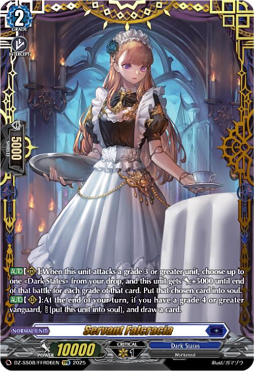 Servant Falcracia (DZ-SS08/FFR06EN) [DZ-SS08: Festival Booster 2025] | Total Play