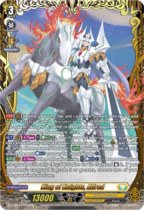 King of Knights, Alfred (DZ-SS08/FFR10EN) [DZ-SS08: Festival Booster 2025] | Total Play