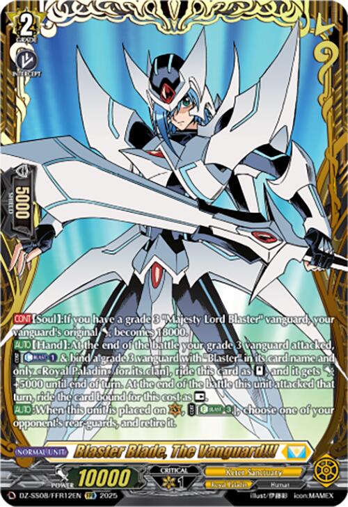 Blaster Blade, The Vanguard!!! (DZ-SS08/FFR12EN) [DZ-SS08: Festival Booster 2025] | Total Play