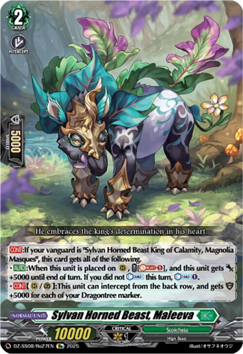 Sylvan Horned Beast, Maleeva (DZ-SS08/Re27EN) [DZ-SS08: Festival Booster 2025] | Total Play