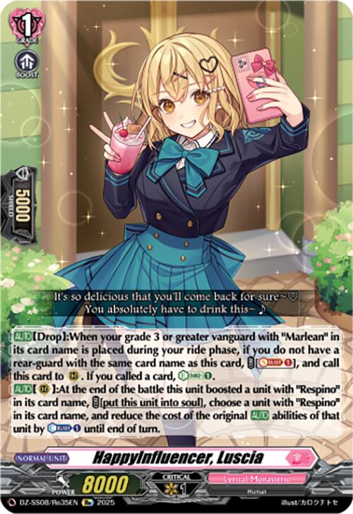HappyInfluencer, Luscia (DZ-SS08/Re35EN) [DZ-SS08: Festival Booster 2025] | Total Play
