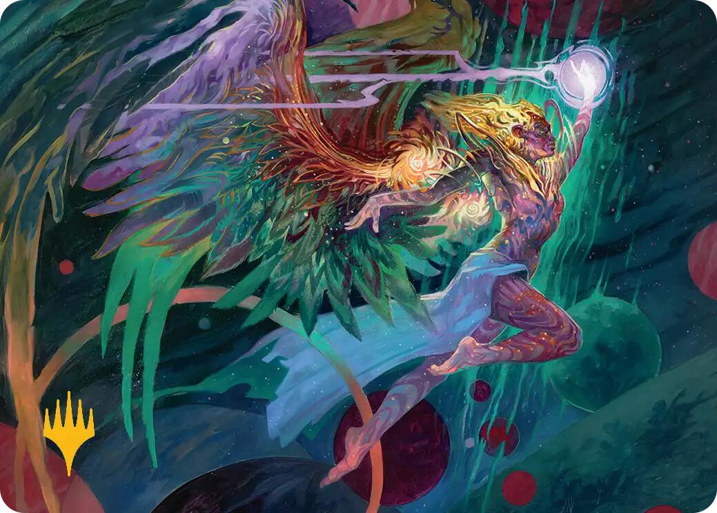Exalted Sunborn Art Card (Gold-Stamped Signature) [Edge of Eternities Art Series] | Total Play