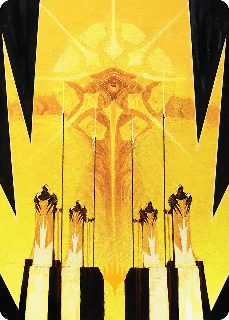 Hardlight Containment Art Card (Gold-Stamped Planeswalker Symbol) [Edge of Eternities Art Series] | Total Play