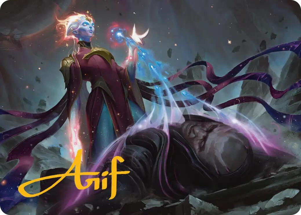 Lightstall Inquisitor Art Card (Gold-Stamped Signature) [Edge of Eternities Art Series] | Total Play