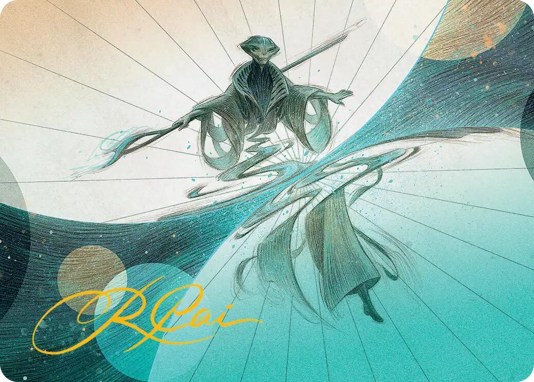 Weftwalking Art Card (Gold-Stamped Signature) [Edge of Eternities Art Series] | Total Play