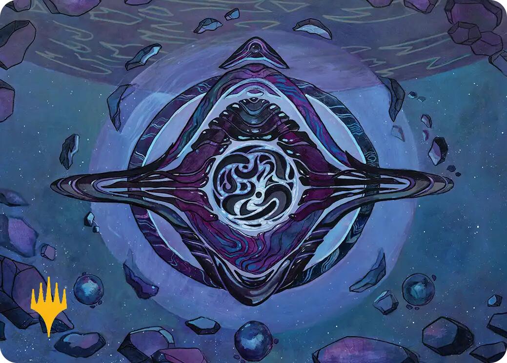 Archenemy's Charm Art Card (Gold-Stamped Planeswalker Symbol) [Edge of Eternities Art Series] | Total Play