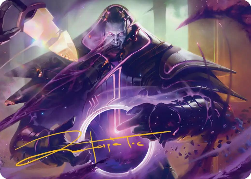 Embrace Oblivion Art Card (Gold-Stamped Signature) [Edge of Eternities Art Series] | Total Play