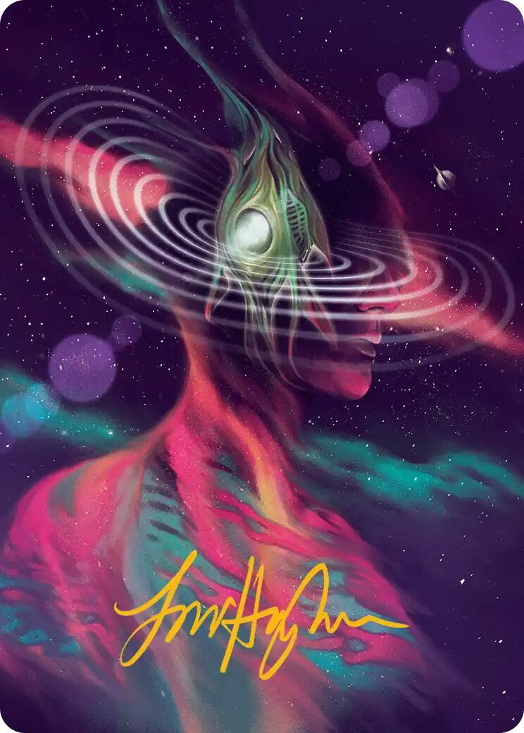 Terrasymbiosis Art Card (Gold-Stamped Signature) [Edge of Eternities Art Series] | Total Play