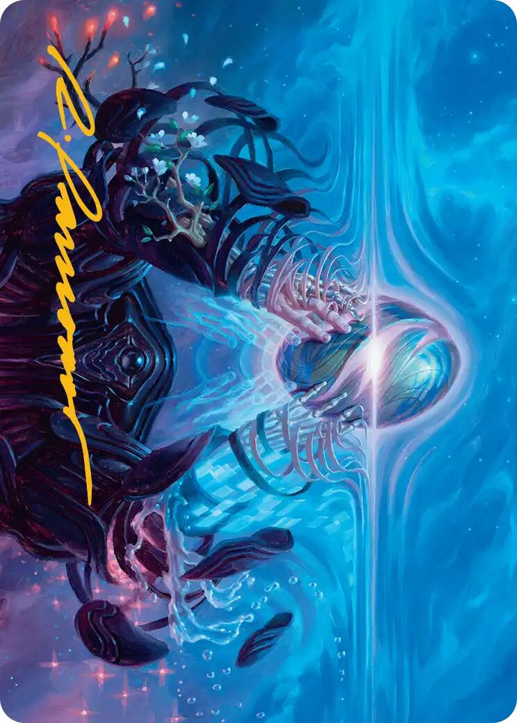 The Endstone Art Card (Gold-Stamped Signature) [Edge of Eternities Art Series] | Total Play