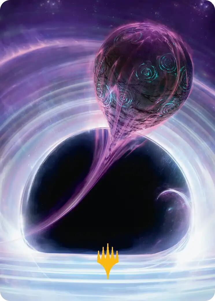 Susur Secundi, Void Altar Art Card (Gold-Stamped Planeswalker Symbol) [Edge of Eternities Art Series] | Total Play