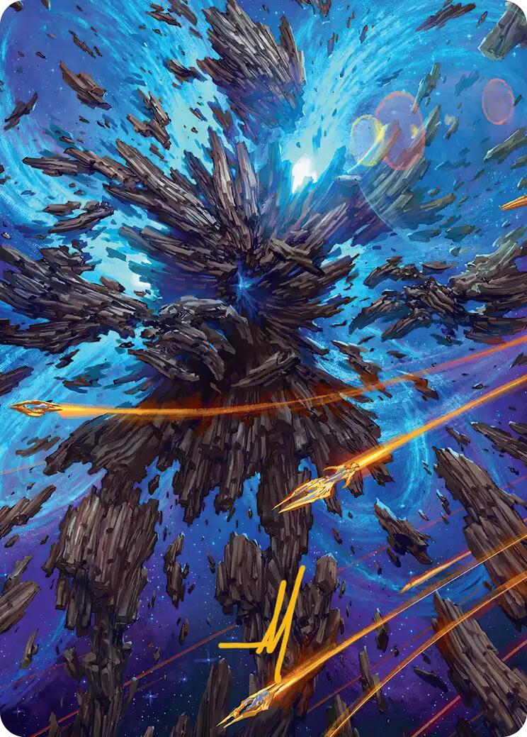 Celestial Colonnade Art Card (Gold-Stamped Signature) [Edge of Eternities Art Series] | Total Play