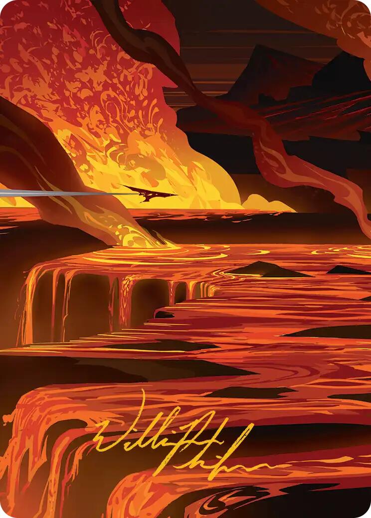 Blast Zone Art Card (Gold-Stamped Signature) [Edge of Eternities Art Series] | Total Play