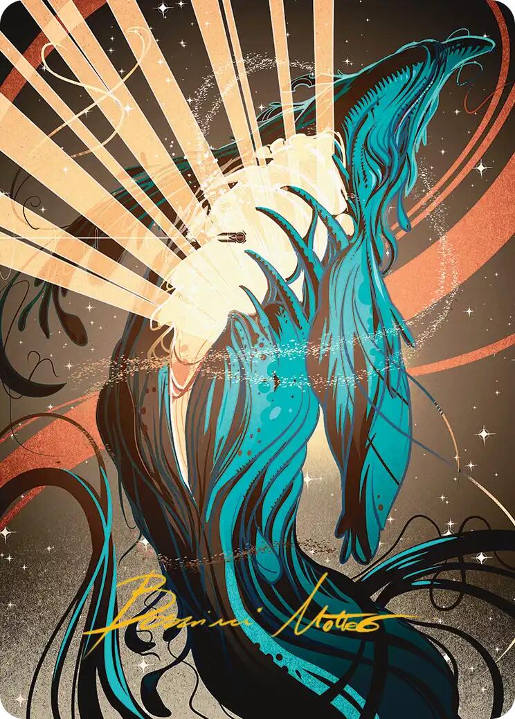 Swarmyard Art Card (Gold-Stamped Signature) [Edge of Eternities Art Series] | Total Play