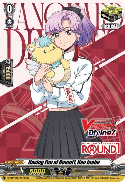 Having Fun at Round1, Nao Inabe (D-PR/803EN) [D Promo Cards] | Total Play