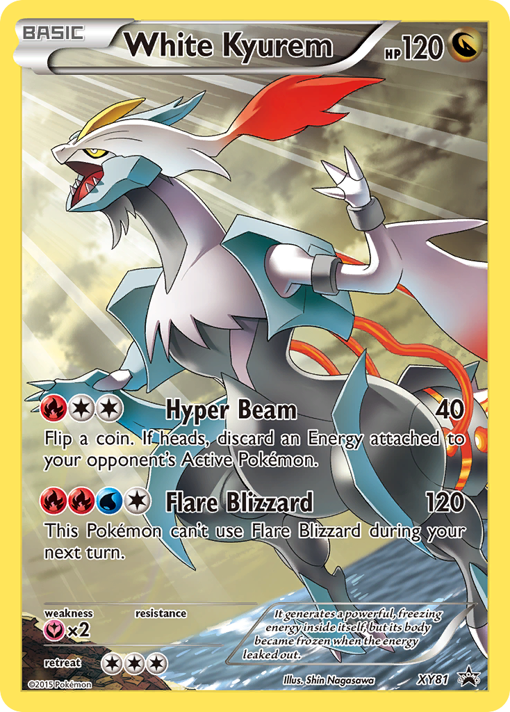 White Kyurem (XY81) (Full Art Promo) [XY: Black Star Promos] | Total Play