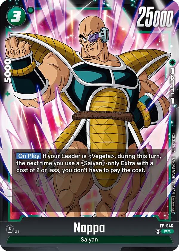 Nappa (FP-046) (Tournament Pack 07) [Fusion World Tournament Cards] | Total Play