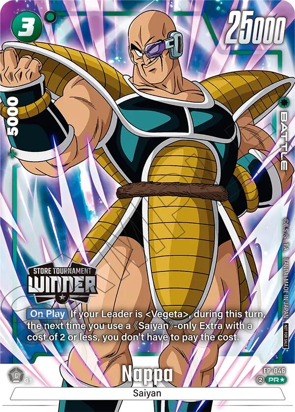 Nappa (FP-046) (Tournament Pack 07 - Winner) [Fusion World Tournament Cards] | Total Play