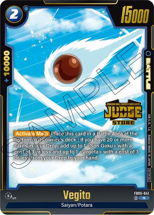 Vegito (Judge Pack 04 - Store Judge) [Fusion World Tournament Cards] | Total Play