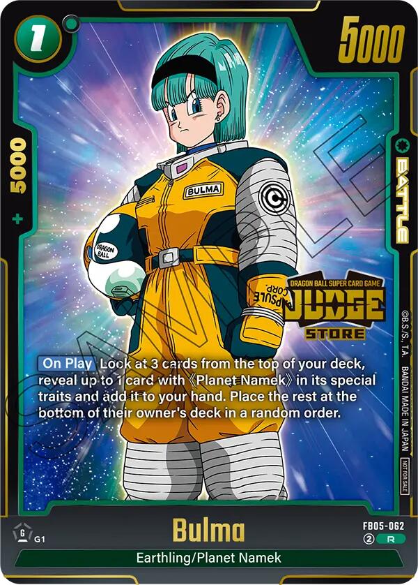 Bulma (Judge Pack 04 - Store Judge) [Fusion World Tournament Cards] | Total Play