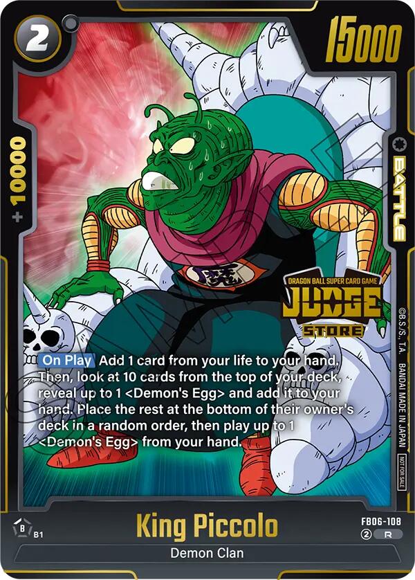 King Piccolo (Judge Pack 04 - Store Judge) [Fusion World Tournament Cards] | Total Play