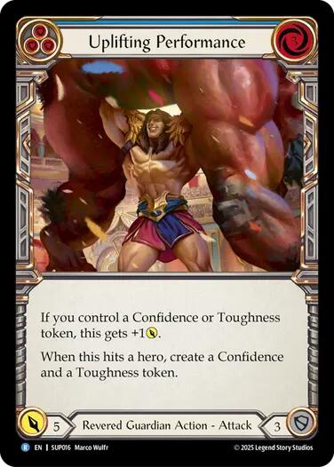 Uplifting Performance [SUP016] (Super Slam)  Rainbow Foil | Total Play