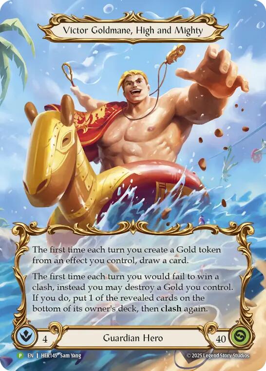 Victor Goldmane, High and Mighty [HER145] (Promo)  Rainbow Foil | Total Play
