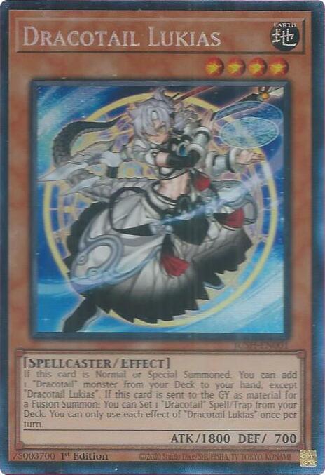 Dracotail Lukias (CR) [JUSH-EN001] Collector's Rare | Total Play