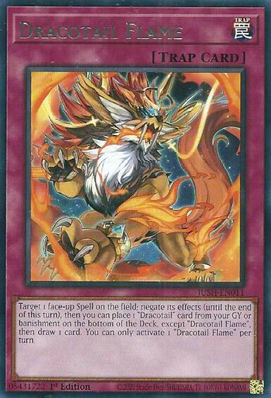 Dracotail Flame [JUSH-EN011] Rare | Total Play