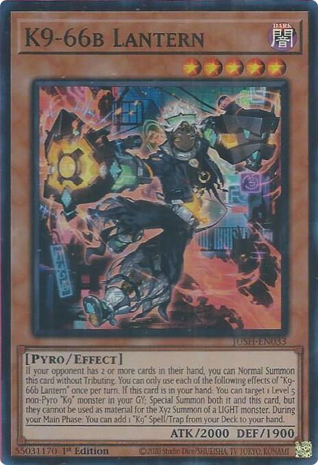 K9-66b Lantern [JUSH-EN033] Super Rare | Total Play