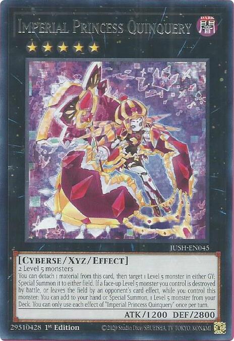 Imperial Princess Quinquery [JUSH-EN045] Rare | Total Play