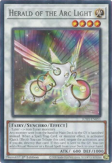 Herald of the Arc Light [JUSH-EN051] Rare | Total Play