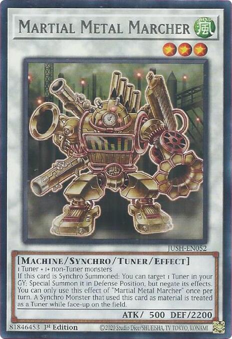Martial Metal Marcher [JUSH-EN052] Rare | Total Play