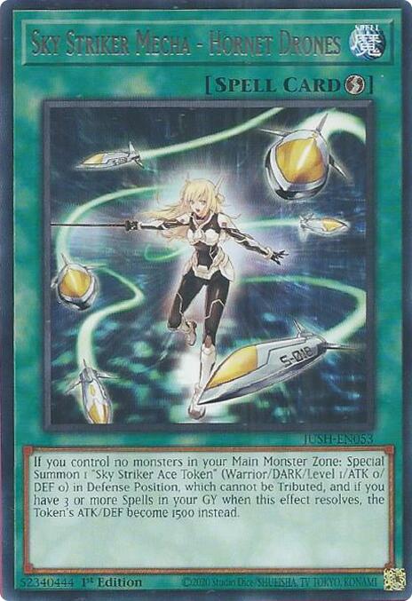 Sky Striker Mecha - Hornet Drones [JUSH-EN053] Rare | Total Play