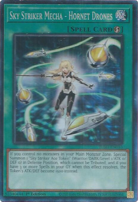 Sky Striker Mecha - Hornet Drones (CR) [JUSH-EN053] Collector's Rare | Total Play