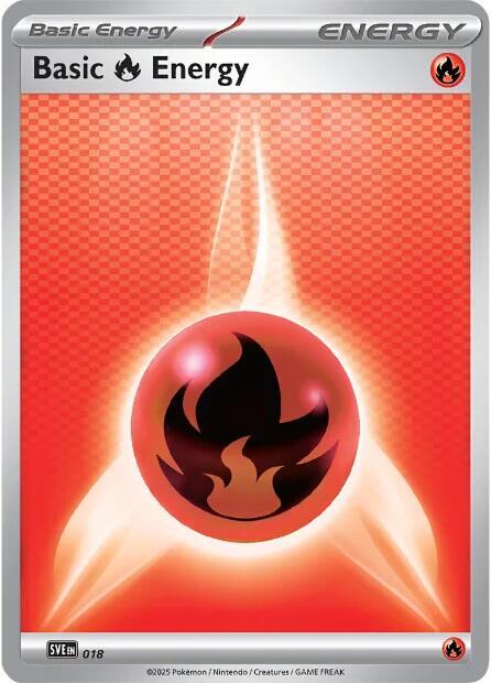 Basic Fire Energy (018) [Scarlet & Violet: Black Bolt] | Total Play