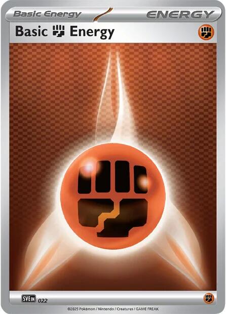 Basic Fighting Energy (022) [Scarlet & Violet: Black Bolt] | Total Play