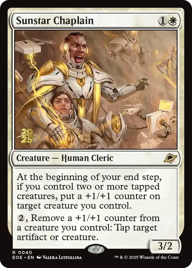 Sunstar Chaplain [Edge of Eternities Prerelease Promos] | Total Play