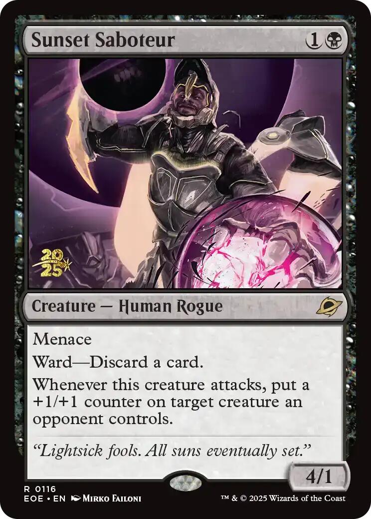 Sunset Saboteur [Edge of Eternities Prerelease Promos] | Total Play