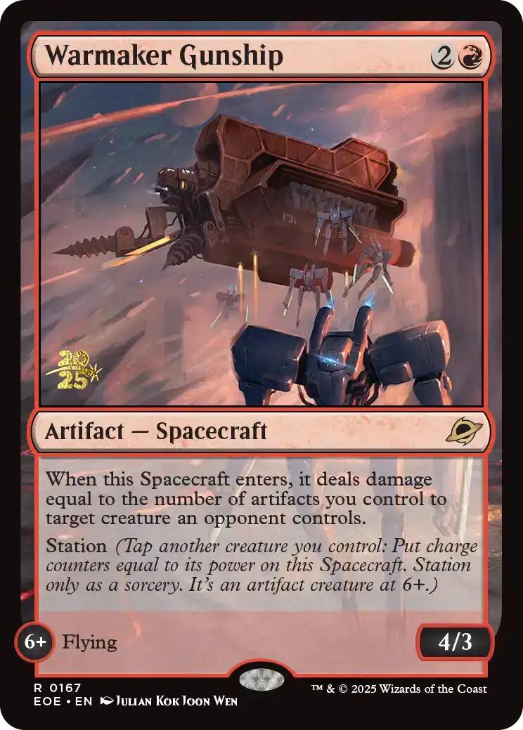 Warmaker Gunship [Edge of Eternities Prerelease Promos] | Total Play