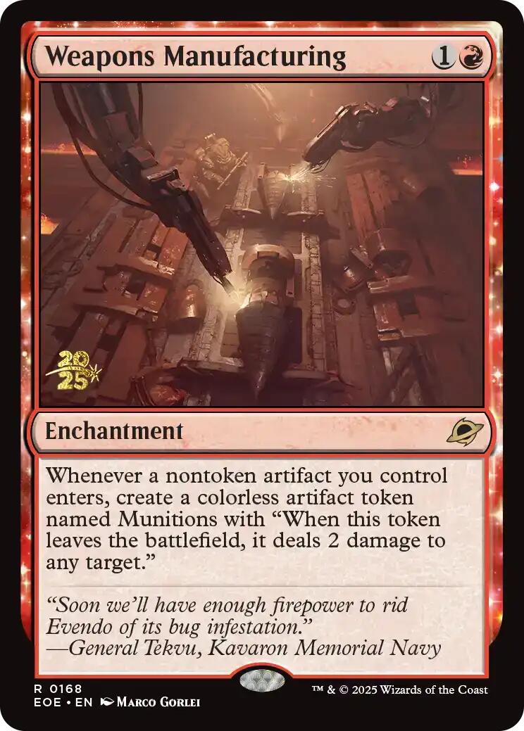 Weapons Manufacturing [Edge of Eternities Prerelease Promos] | Total Play