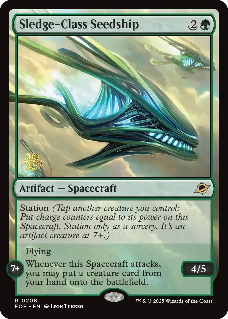 Sledge-Class Seedship [Edge of Eternities Prerelease Promos] | Total Play