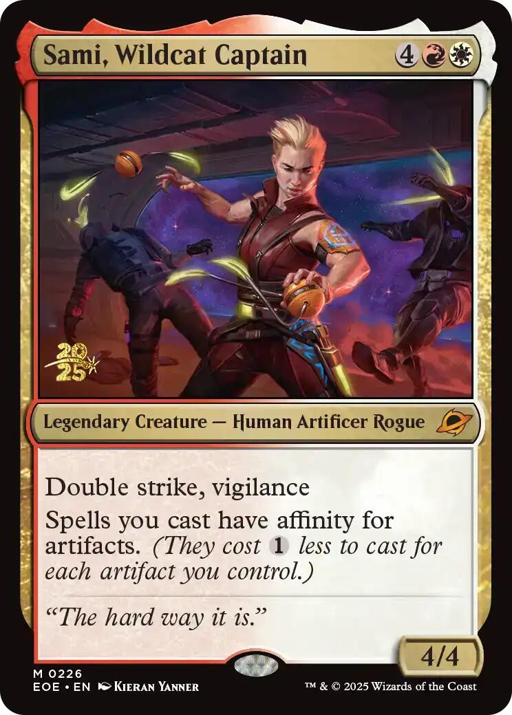 Sami, Wildcat Captain [Edge of Eternities Prerelease Promos] | Total Play
